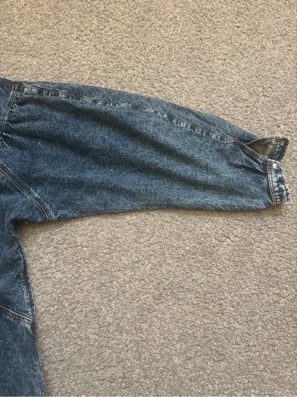 Isabel Marant Midwash Denim Midi Dress with Balloon Sleeves size 38 (6) - Picture 9 of 9